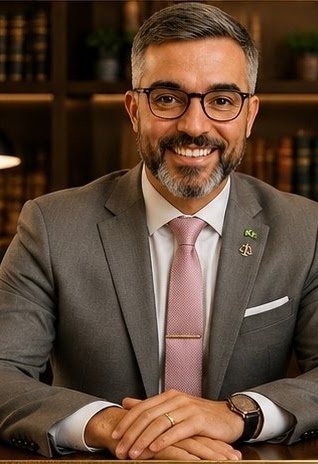 Retrato oficial do Dr. Matheus D. Ferreira, Advogado